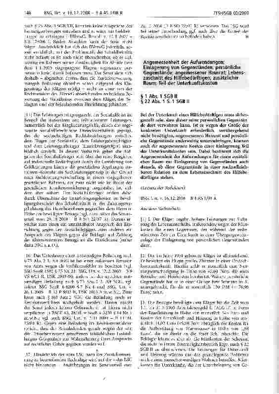 Vorschauseite 3: Eingliederungshilfe; zusätzliche Heimkosten; Träger des Heims