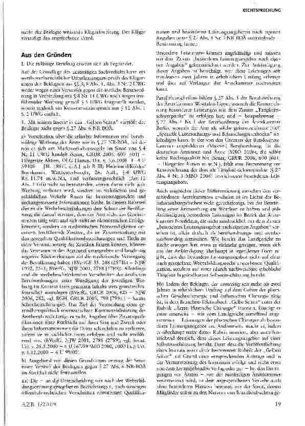 Vorschauseite 2: Telefonbucheintrag von Ärzten II