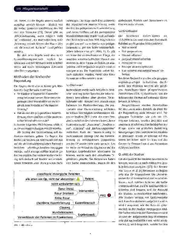 Vorschauseite 4: Prävention von postoperativen Wundinfektionen durch die präoperative Haarentfernung bei erwachsenen Patienten im Akutkrankenhaus