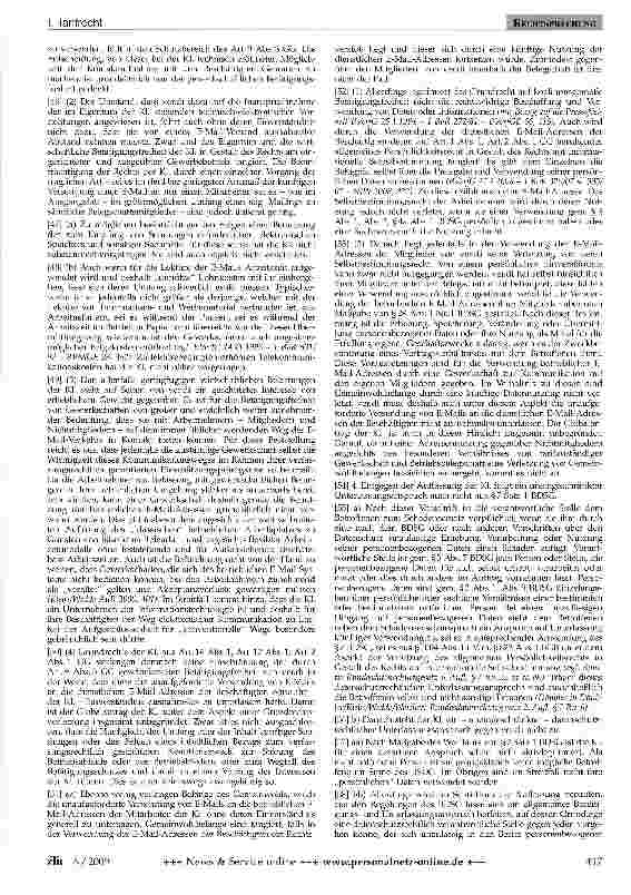 Vorschauseite 5: Gewerkschaftswerbung per E-Mail