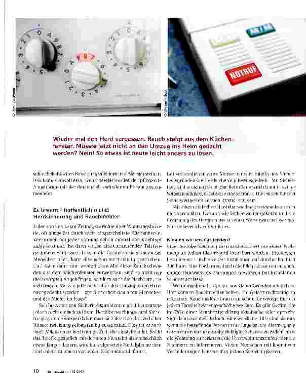 Vorschauseite 4: Technische Hilfen für mehr Autonomie