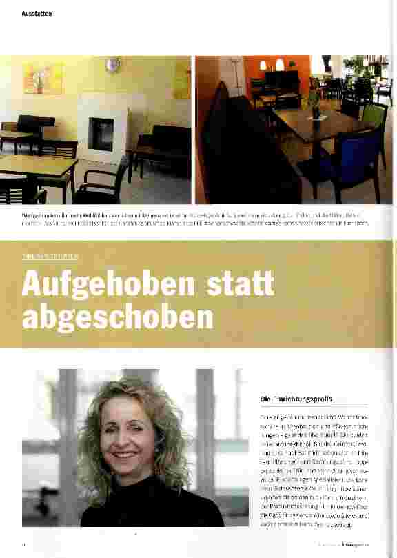 Vorschauseite 1: Aufgehoben statt abgeschoben
