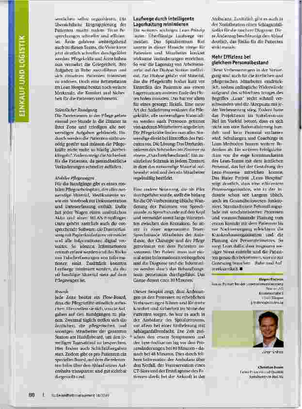 Vorschauseite 3: Abschied von der Fließbandbehandlung