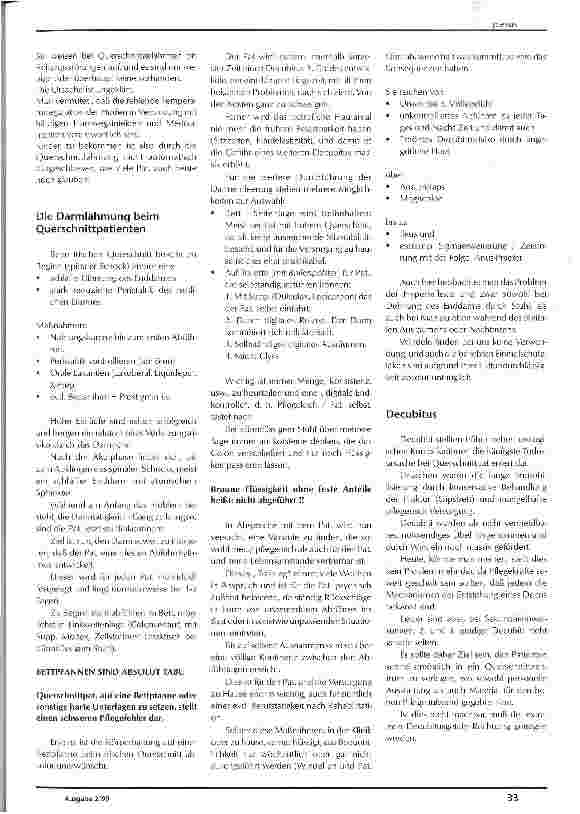 Vorschauseite 4: Die Pflege des Querschnittpatienten