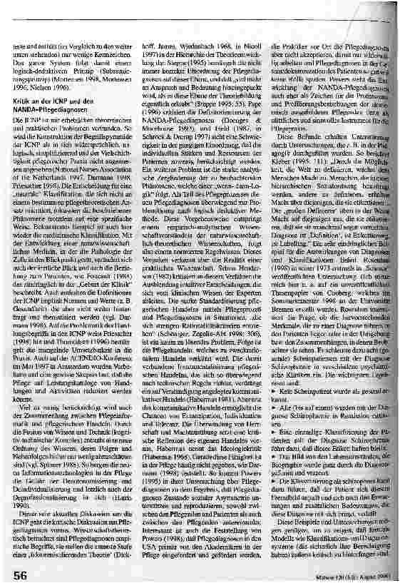 Vorschauseite 3: Verstehende, phänomenologisch-biographische Diagnostik Eine Alternative zu traditionellen Klassifikationsund Diagnosesystemen in der Pflege?