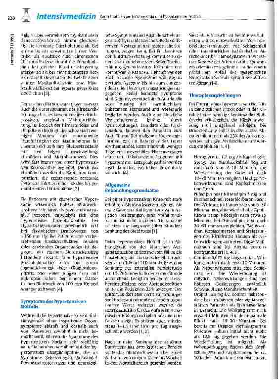 Vorschauseite 2: Hypertensive Krise und hypertensiver Notfall