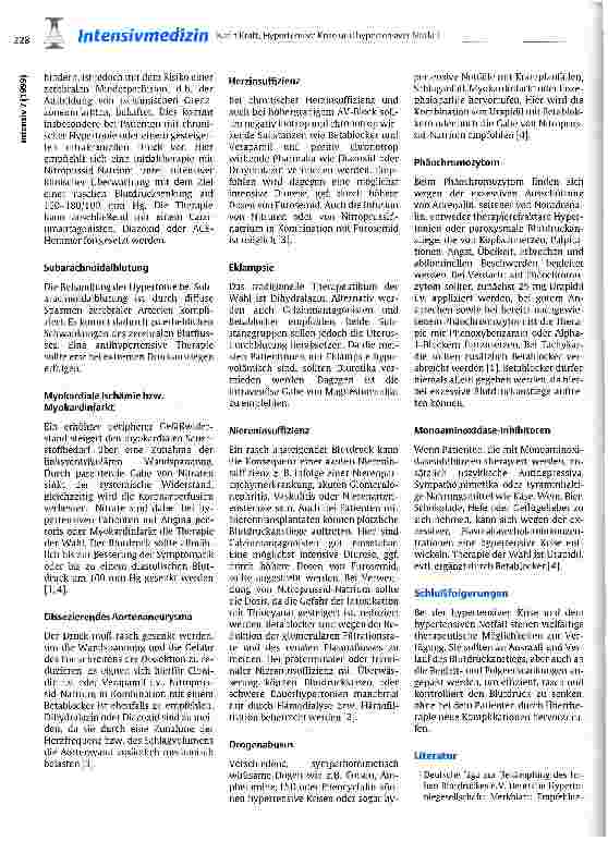 Vorschauseite 4: Hypertensive Krise und hypertensiver Notfall