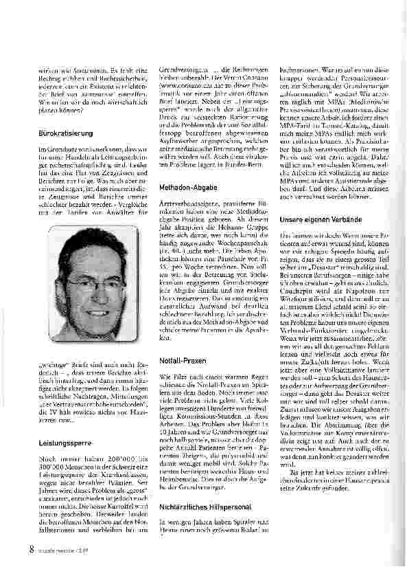 Vorschauseite 2: Wie weiter mit der hausärztlichenVersorgung?