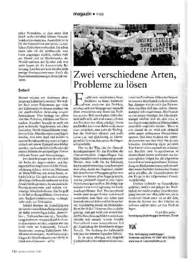 Vorschauseite 4: Wie weiter mit der hausärztlichenVersorgung?