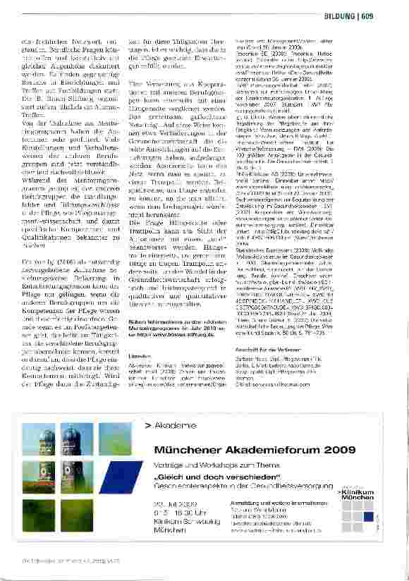 Vorschauseite 5: Gesundheitswirtschaft vernetzt Gesundheitsund Pflegemanager