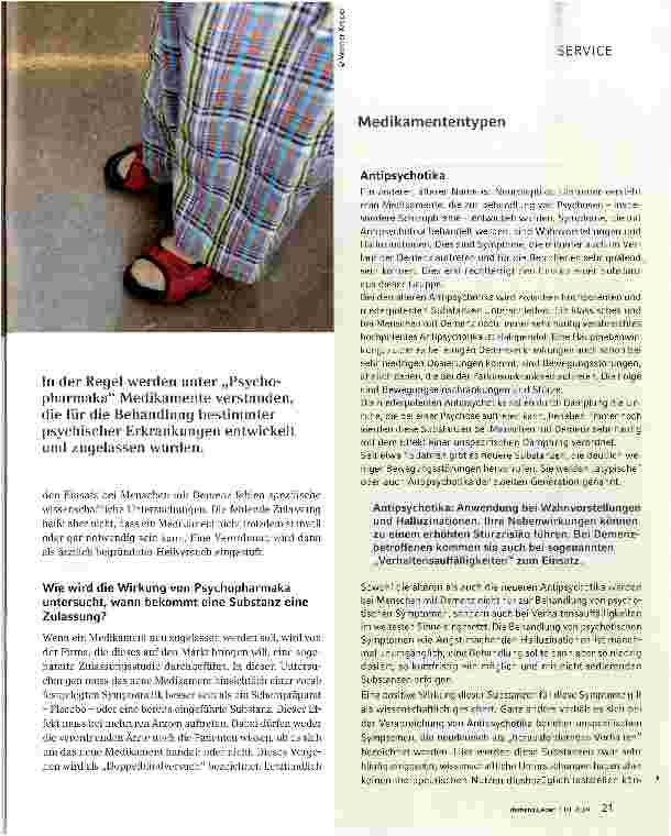 Vorschauseite 2: Demenz und Psychopharmaka