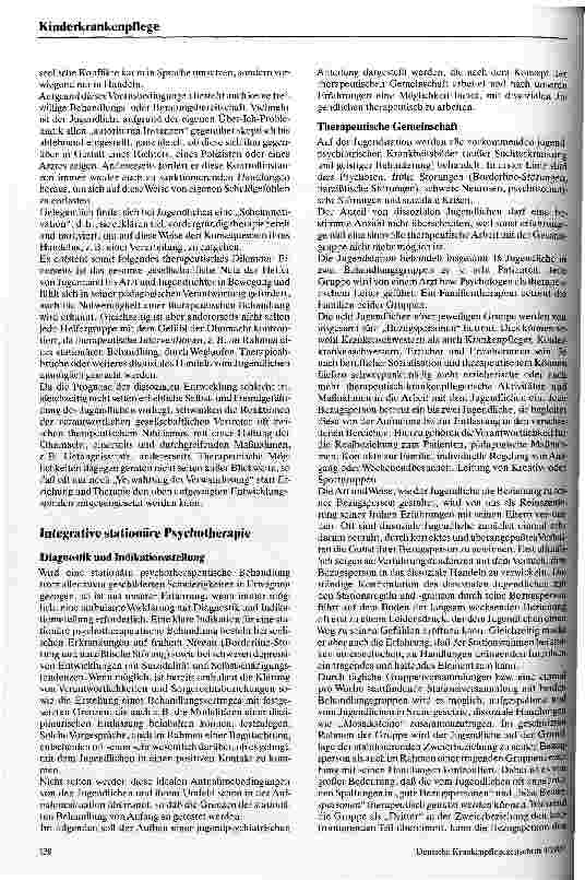 Vorschauseite 3: Dissoziale Jugendliche zwischen Gefängnis und Therapie. Möglichkeiten und Grenzen der integrativen stationären Psychotherapie