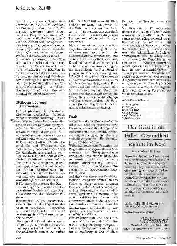 Vorschauseite 3: Haftung bei Diebstahl und Abhandenkommen von Wertsachen