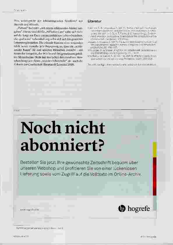 Vorschauseite 5: Ein Leben in sorgenden Händen