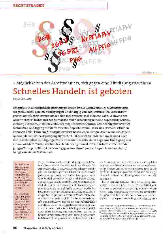 Vorschauseite 1: Schnelles Handeln ist geboten