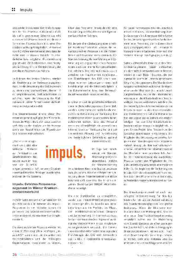 Vorschauseite 3: Impuls -Project in Process