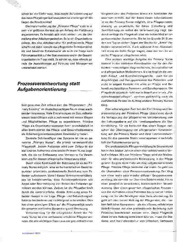 Vorschauseite 2: Das prozessorientierte Krankenhaus