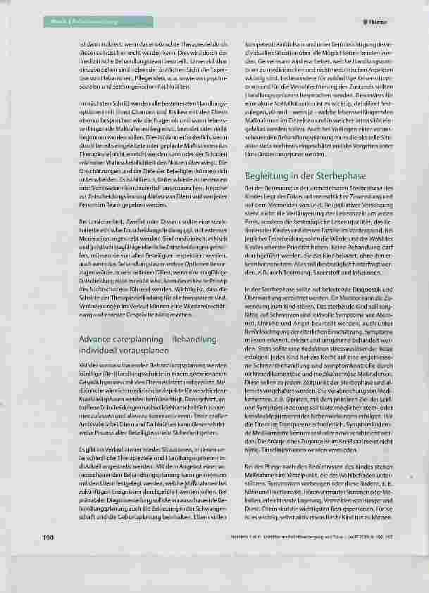 Vorschauseite 3: Leitsätze zur Palliativversorgung und Trauerbegleitung in der Periund Neonatologie