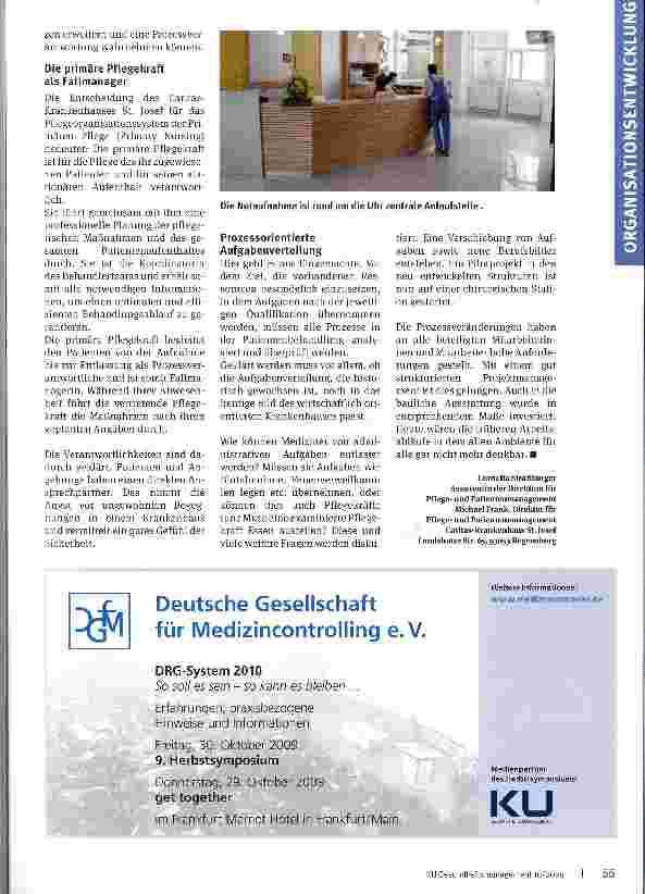 Vorschauseite 3: Das Prozessorientierte Krankenhaus