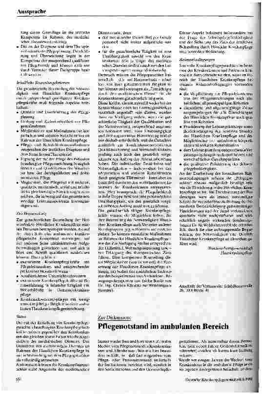 Vorschauseite 2: Qualitätssicherung und Wirtschaftlichkeitsprüfung in der Häuslichen Krankenpflege durch den medizinischen Dienst