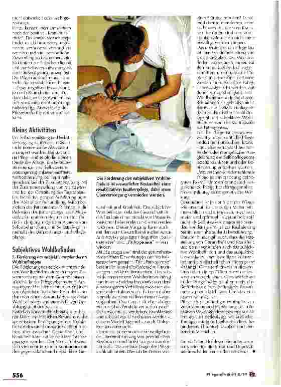 Vorschauseite 4: Patientenaktivierung ist mehr als Mobilisation Ziele der Rehabilitation in der Krankenpflege, Teil 1
