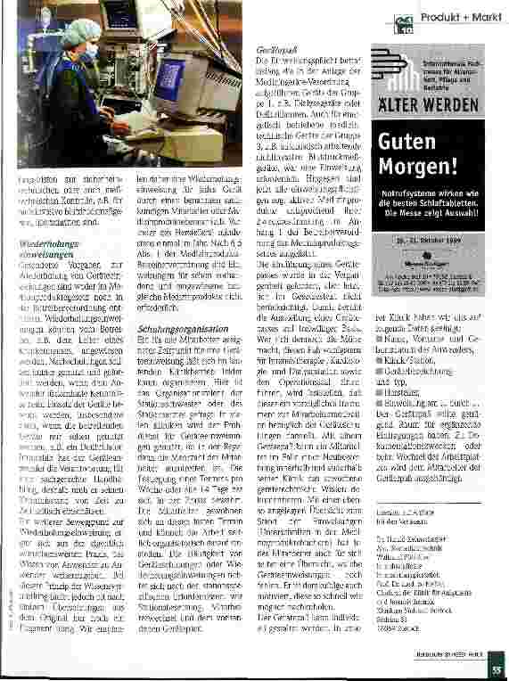 Vorschauseite 2: Geräteeinweisung - kein Problem! Teil 2: Schulungsorganisation und Gerätepaß