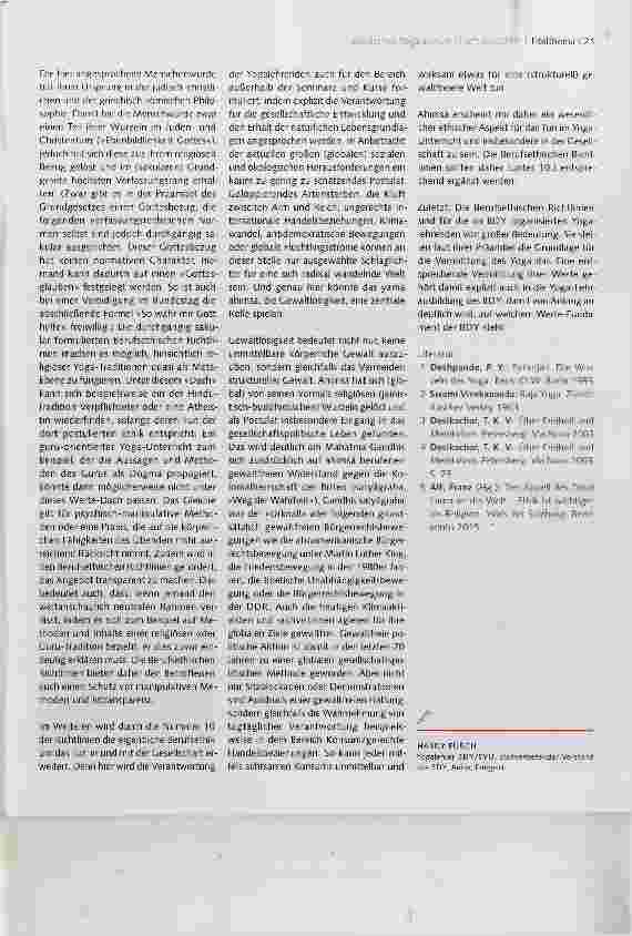 Vorschauseite 5: Beruf und Ethik im BDY