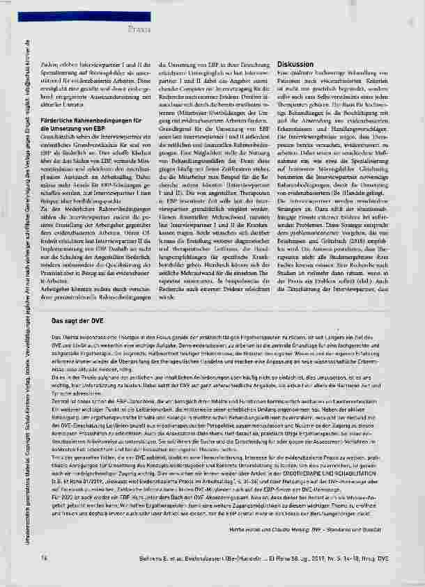 Vorschauseite 3: Forschungsergebnisse im Praxisalltag umsetzen