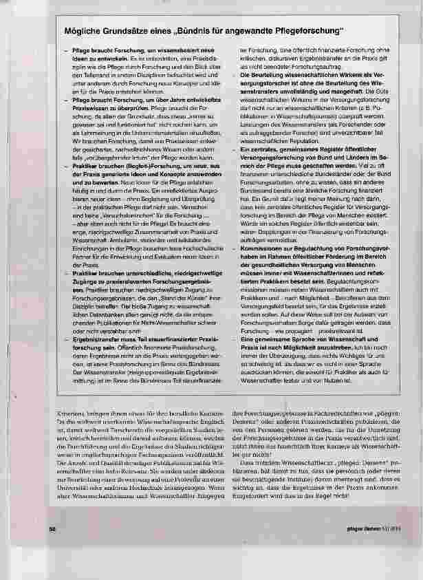 Vorschauseite 2: Raus aus dem Elfenbeinturm