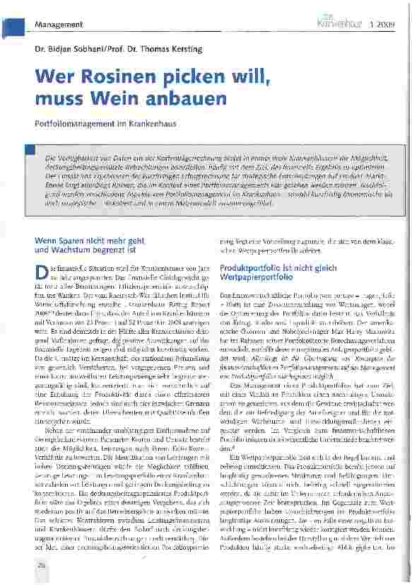 Vorschauseite 1: Wer Rosinen picken will, muss Wein anbauen