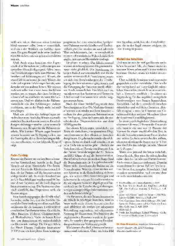 Vorschauseite 4: Von Gefühlen und Faustregeln