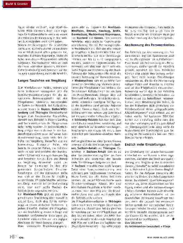 Vorschauseite 3: Betreuungsassistenten: Vergütung nach zähem Ringen endlich geklärt