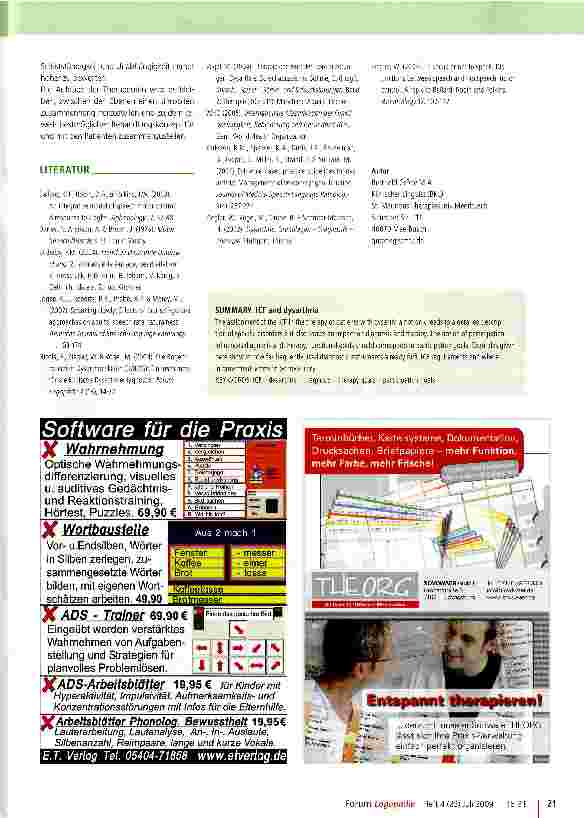 Vorschauseite 6: ICF und Dysarthrie