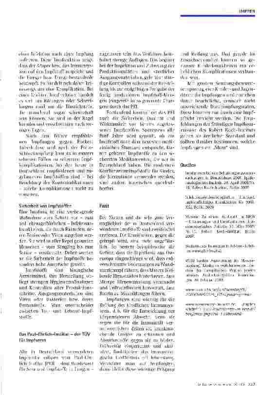 Vorschauseite 4: Warum ist eine Impfpflicht in Deutschland sinnvoll?