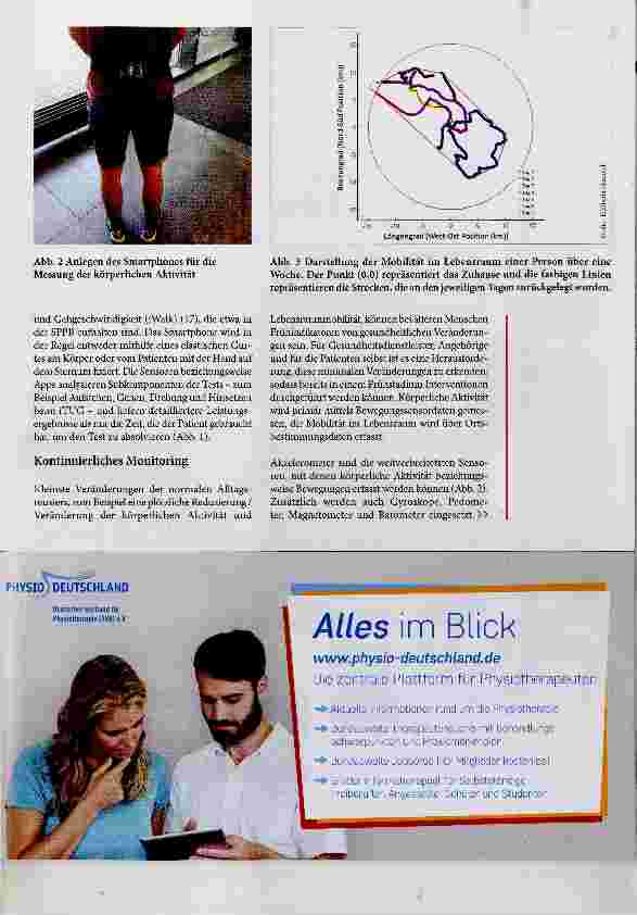 Vorschauseite 3: Mit dem Smartphone die Mobilität älterer Menschen erfassen