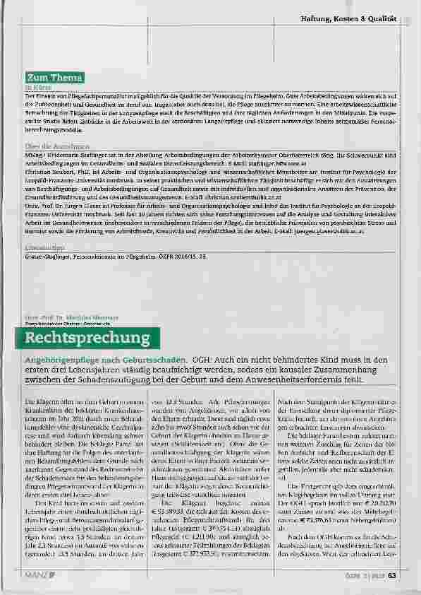 Vorschauseite 4: Arbeitswissenschaftliche Analyse und Bewertung von Tätigkeiten in der Langzeitpflege zentrale Ergebnisse