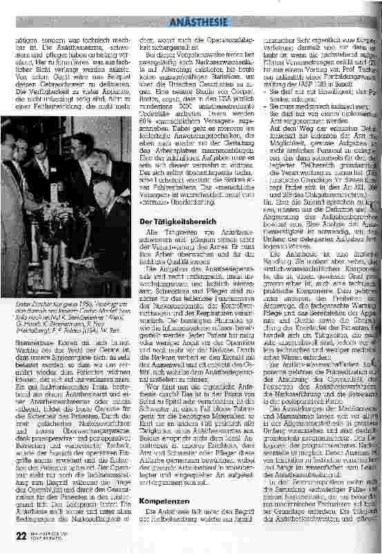 Vorschauseite 3: Standortbestimmung Anästhesie
