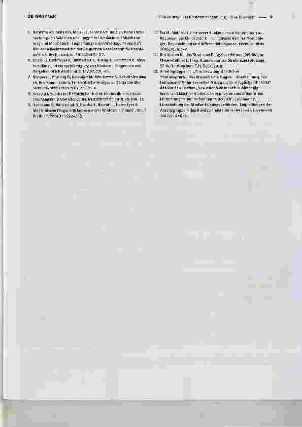 Vorschauseite 4: Kindesmisshandlung Eine Übersicht Child abuse an overview