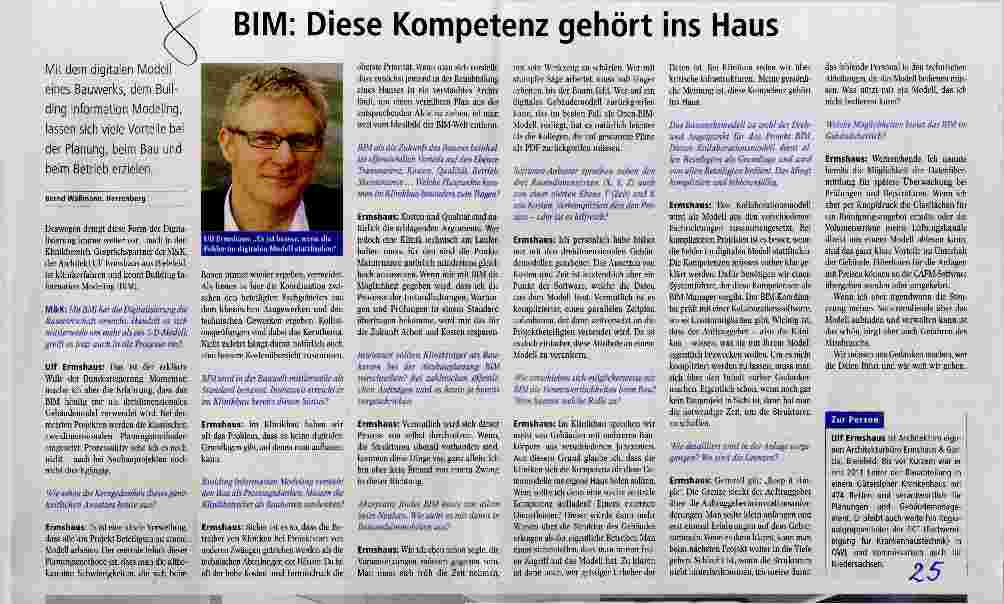 Vorschauseite 1: BIM: Diese Kompetenz gehört ins Haus