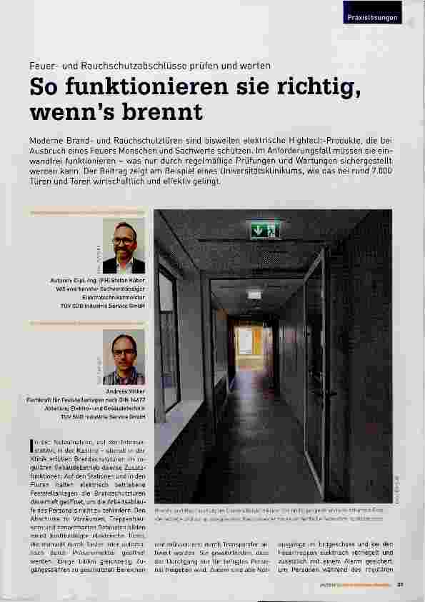 Vorschauseite 1: So funktionieren sie richtig, wenn es brennt