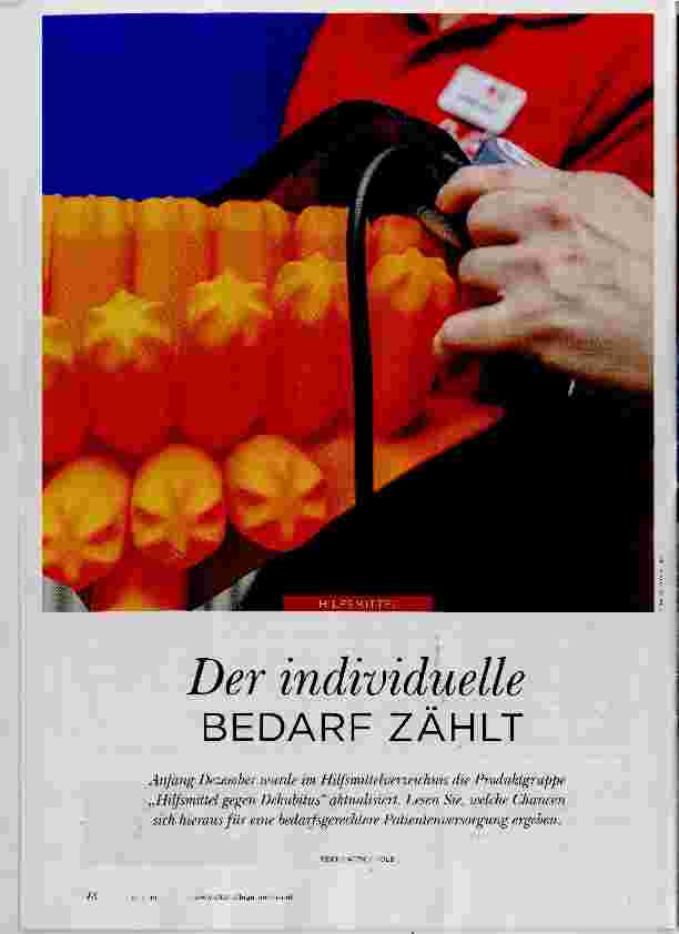 Vorschauseite 1: Der individuelle BEDARF ZÄHLT