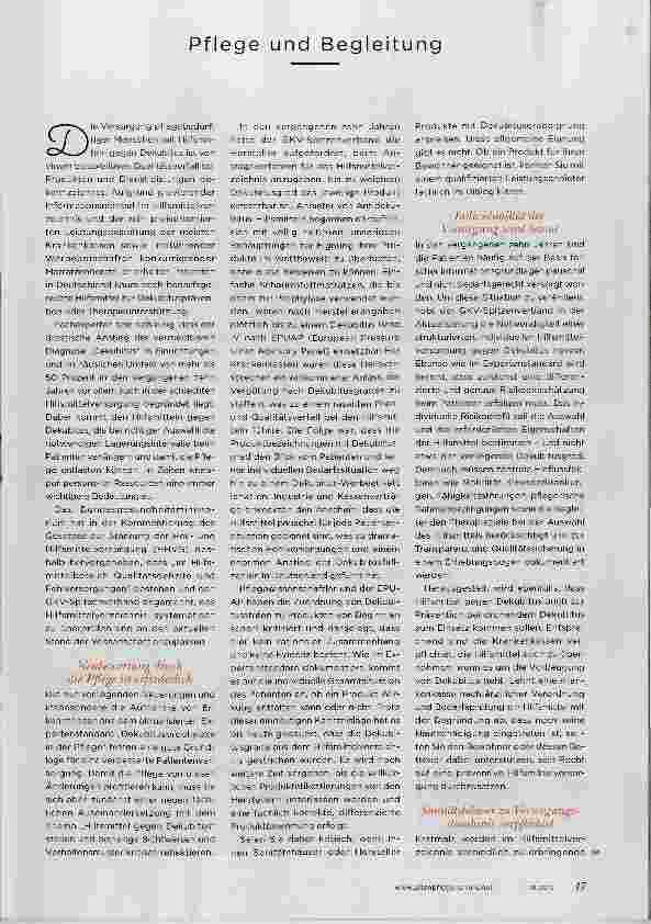 Vorschauseite 2: Der individuelle BEDARF ZÄHLT