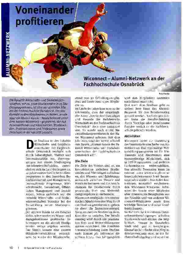 Vorschauseite 1: Voneinander profitieren