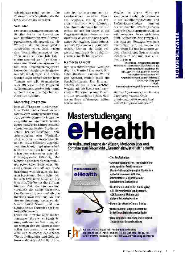 Vorschauseite 2: Voneinander profitieren