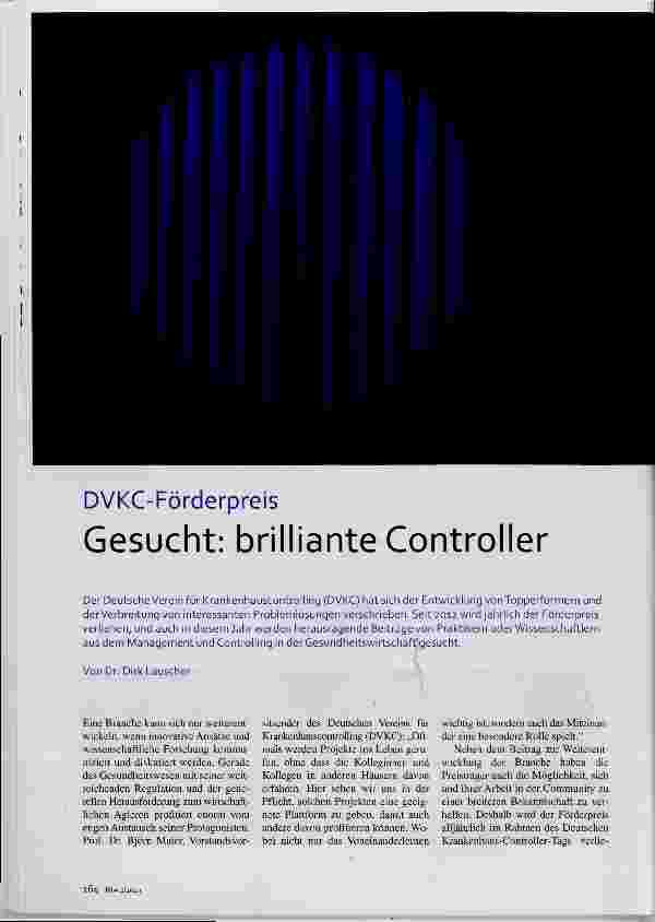 Vorschauseite 1: Gesucht: brilliante Controller