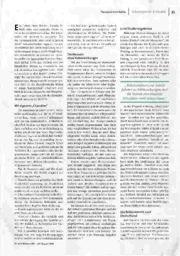 Vorschauseite 2: Ein Freund,ein guter Freund...Was kann die elektronische Robbe?