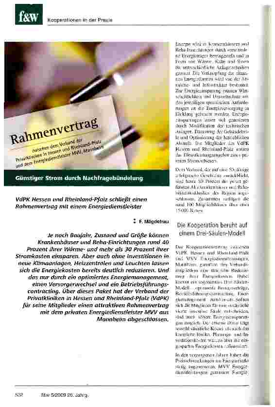 Vorschauseite 1: Günstiger Strom durch Nachfragebündelung