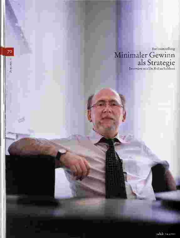 Vorschauseite 1: Minimaler Gewinn als Strategie