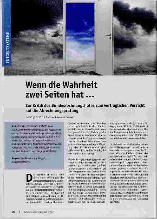 Vorschauseite 1: Wenn die Wahrheit zwei Seiten hat...