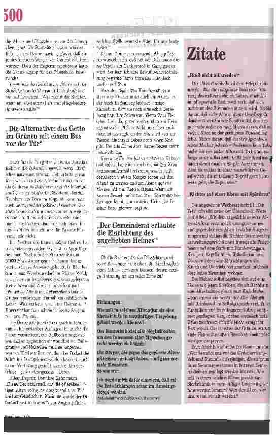 Vorschauseite 3: Dann bleibt mir nur noch die Hoffnung auf einen schnellen Tod Hintergründe und Auswirkungen eines menschenverachtenden Urteils